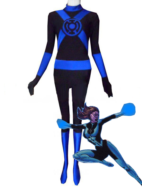Blue Lantern Corps Blue Lantern Superhero Costume Halloween